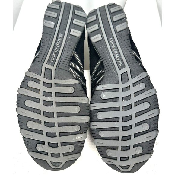 Skechers Womens Shoes Leather Dream Come True 21140 Slip On Sneakers Black 9 - Picture 8 of 12